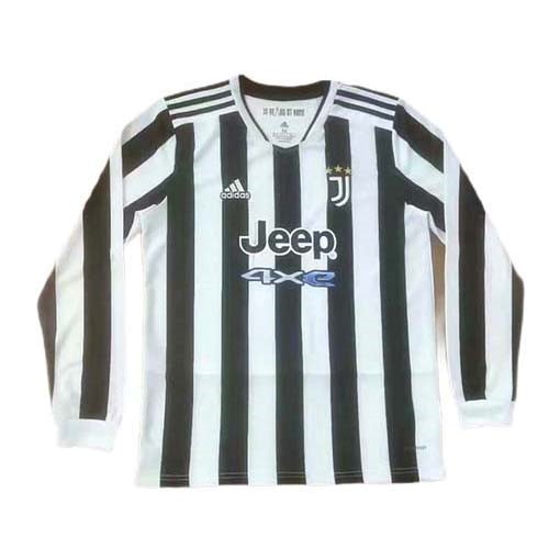 Tailandia Camiseta Juventus 1ª Kit ML 2021 2022 Blanco